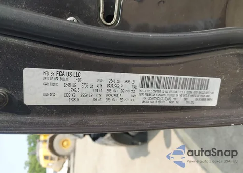 2016 Dodge Journey Sxt from USA, damaged, VIN 3C4PDDBG1GT183409